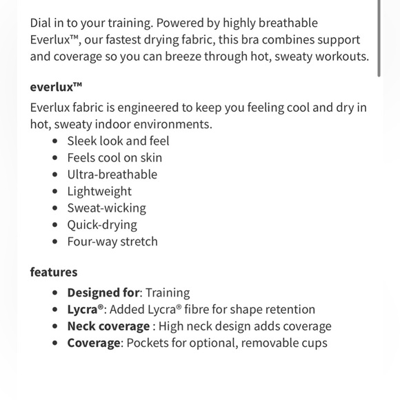 🍋Women’s Lululemon Wunder Train Long-Line Bra size 4 -C/D cup🍋 - Picture 7 of 7